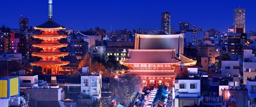 tokyo night skyline