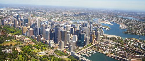 sydney aerial view