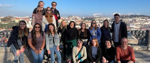 faculty led study abroad student group portugal