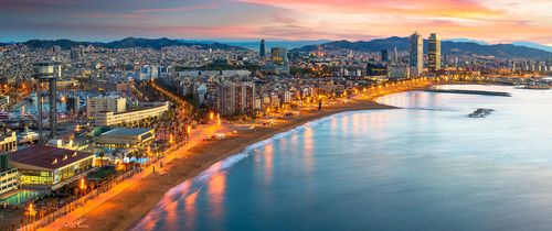 barcelona-beach-sunrise