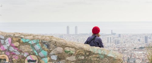 Overlooking city