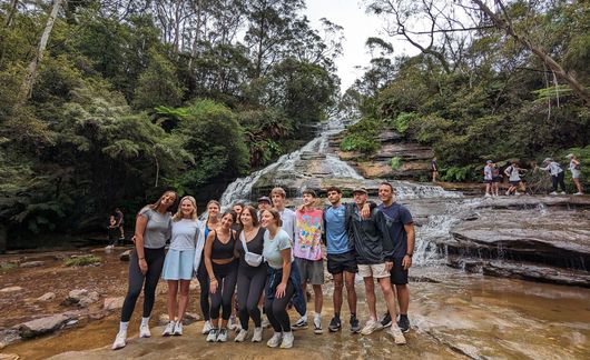 waterfall hike abroad sydney australia