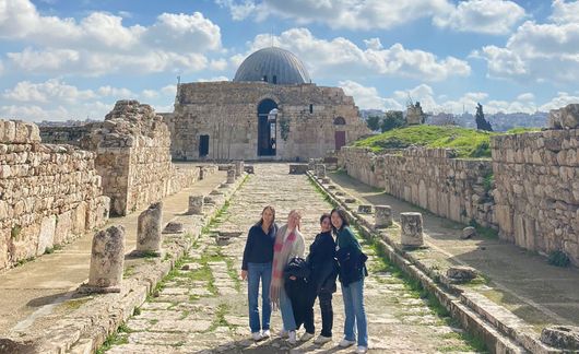 citadel visit abroad amman jordan students