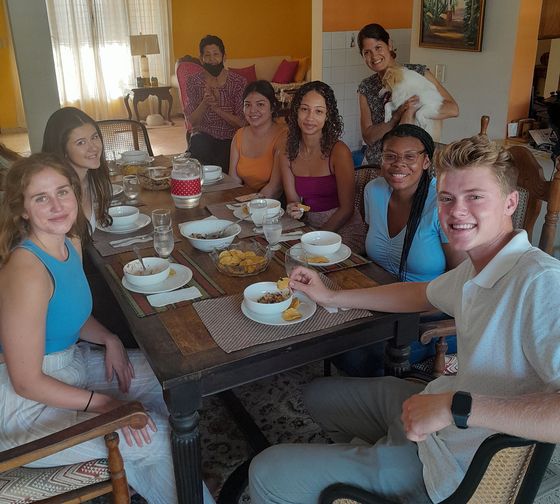 meal abroad host family santiago dr