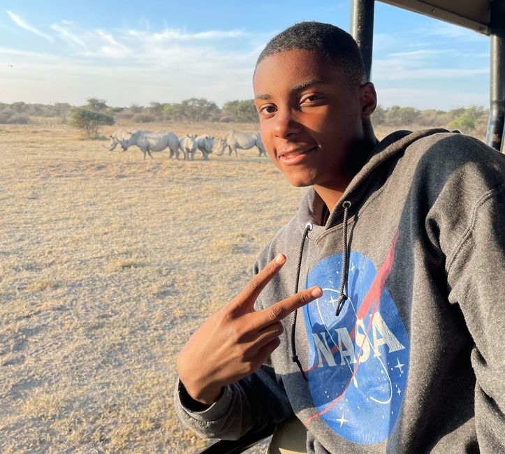 high school student abroad in Botswana