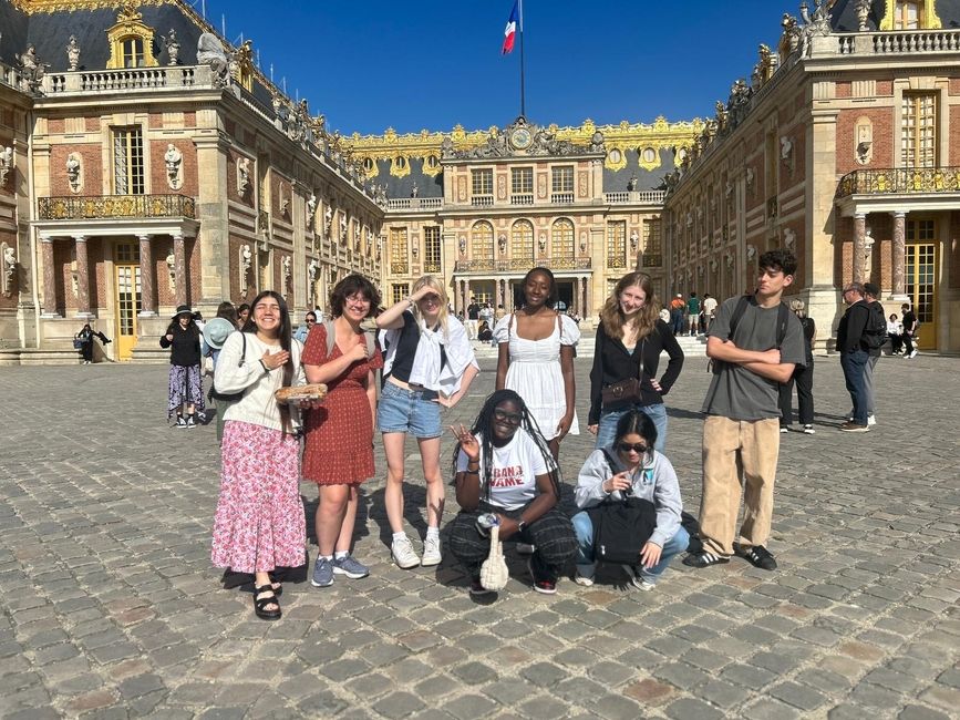 Group photo at Versailles
