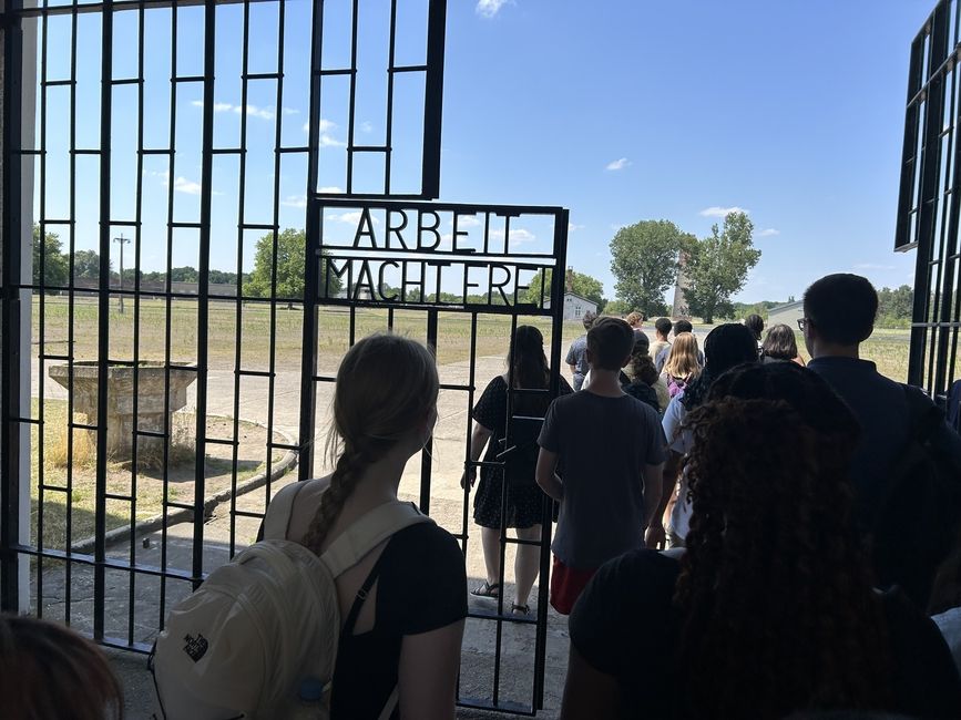 Entering Front Gate of Sachsenhausen 