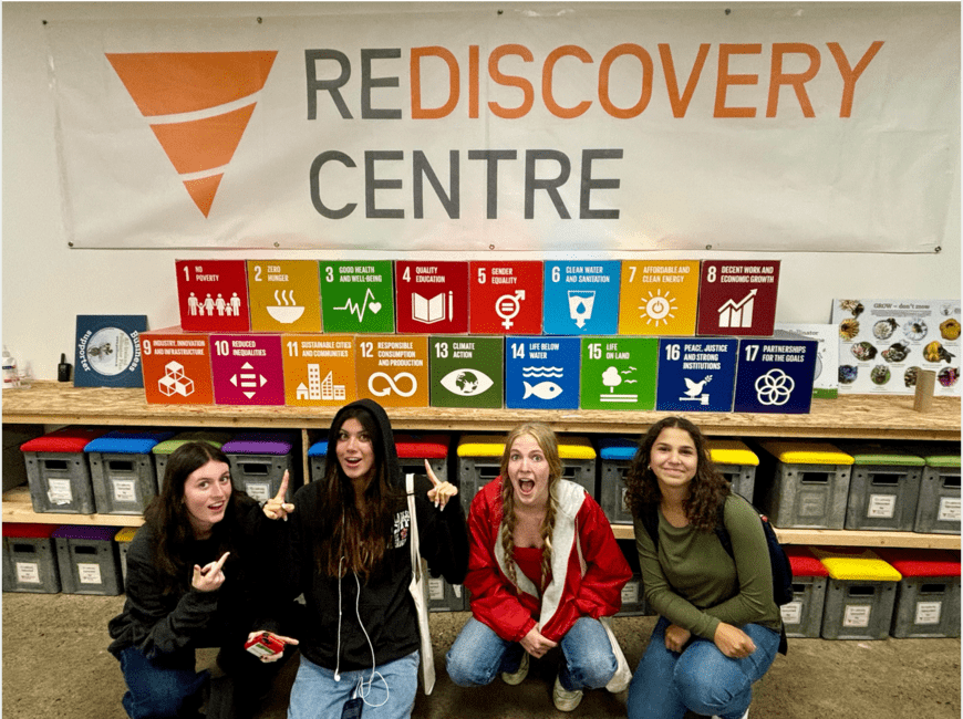 Students at the Rediscovery Centre 