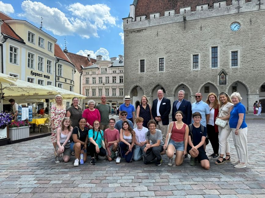 Lunch with the BAFF Board Members in Old Town Tallinn