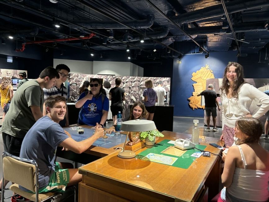 Hands-on exhibits at the museum