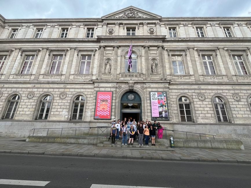 Le musée de beaux-arts à Rennes