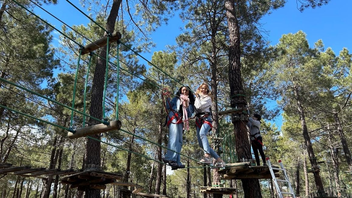 Ziplining in Spain