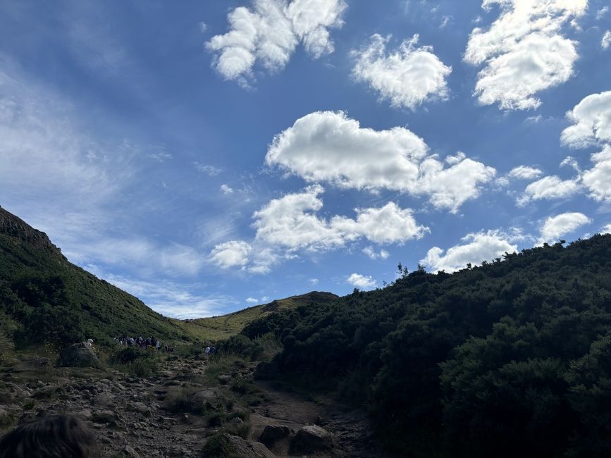 arthur's seat going up