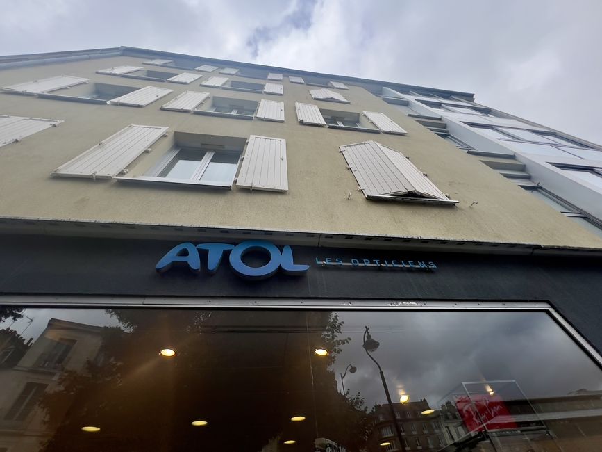 The facade of an Opticien shop