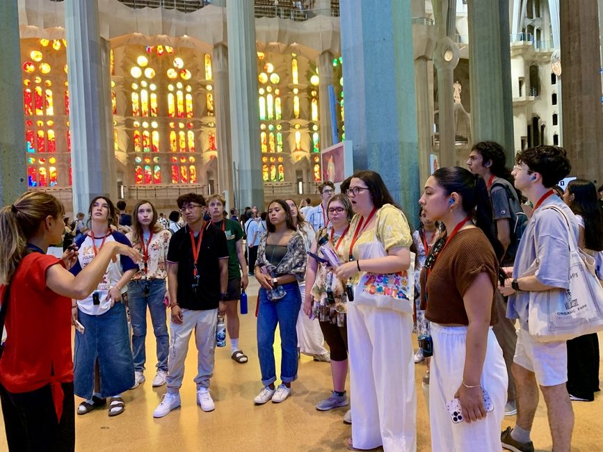 Touring Sagrada Familia