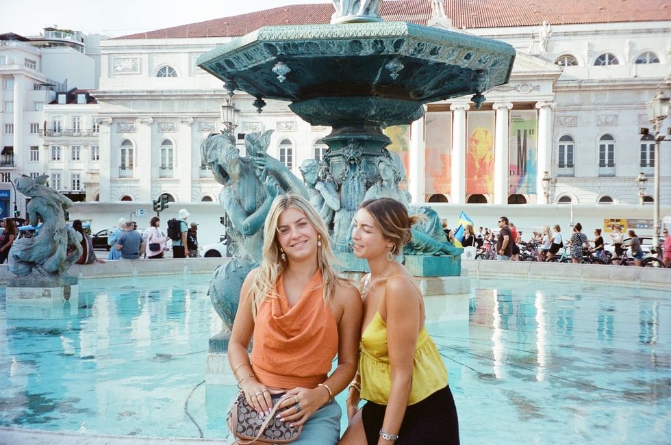 study abroad rome fountain