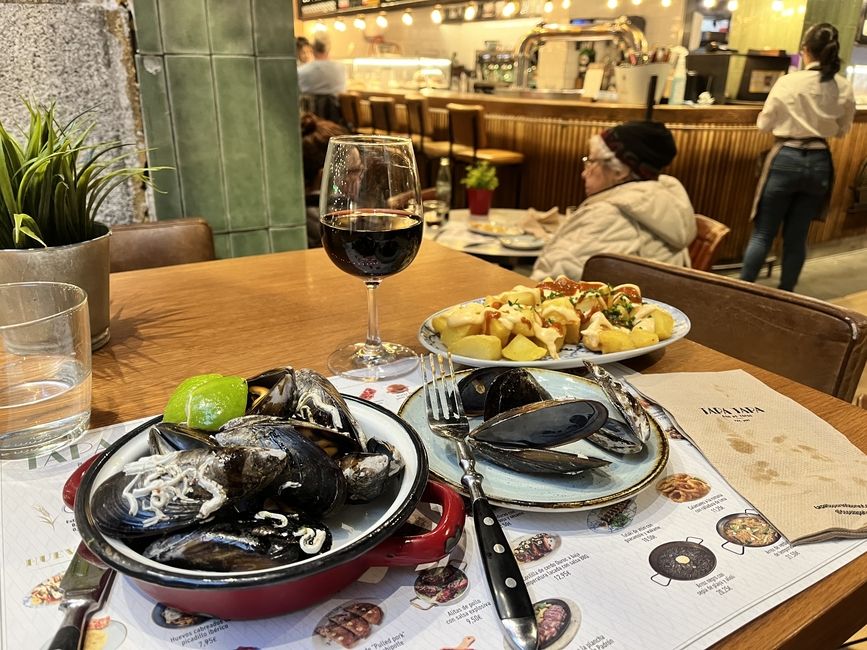 Mussels and Wine