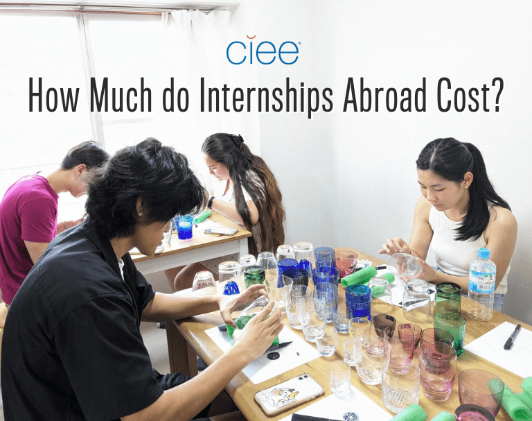 internship abroad cost