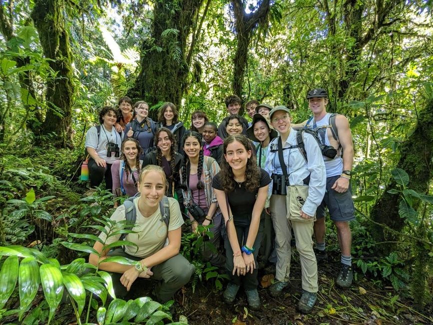 Students at CIEE Monteverde