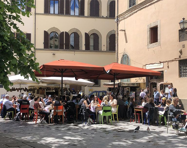 florence outdoor cafe