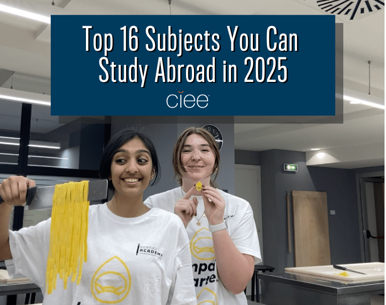 top subjects you can study abroad