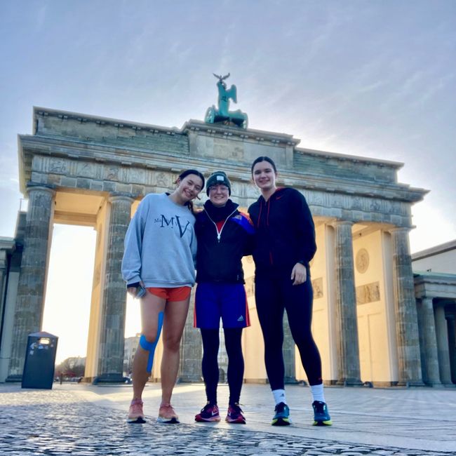 berlin germany scholarship students running