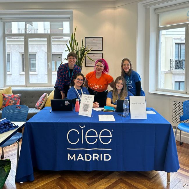 madrid study abroad table orientation