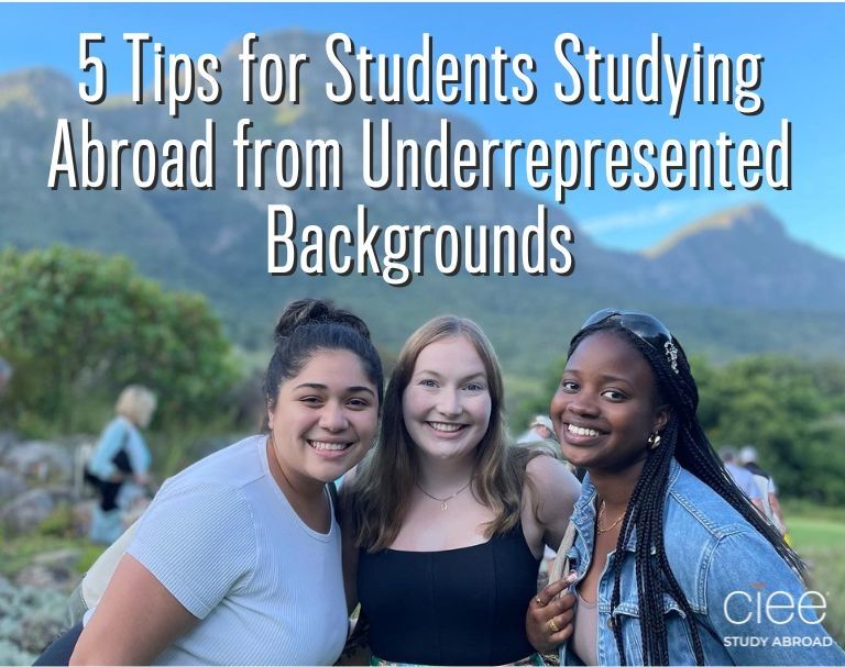 students from underrepresented backgrounds study abroad tips