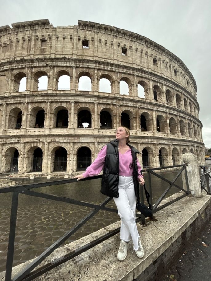 study abroad avery rome colosseum
