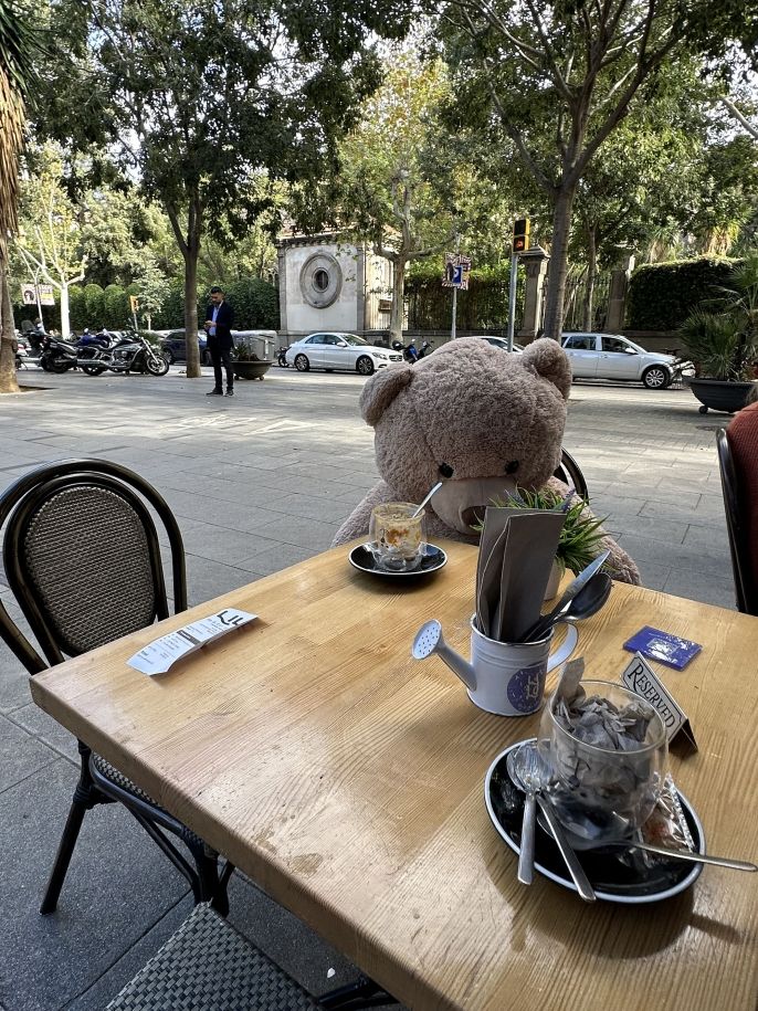 spain coffee shop bear