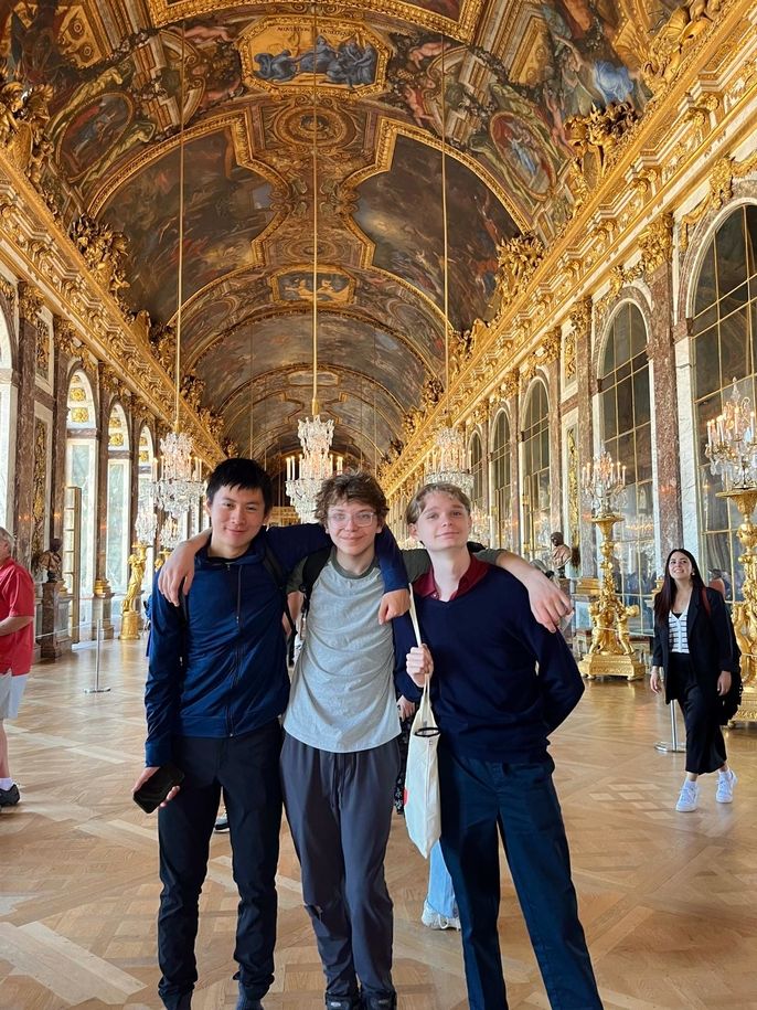 Boys in the Galerie des Glaces