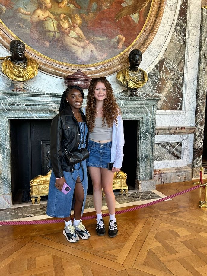 Girls at Versailles
