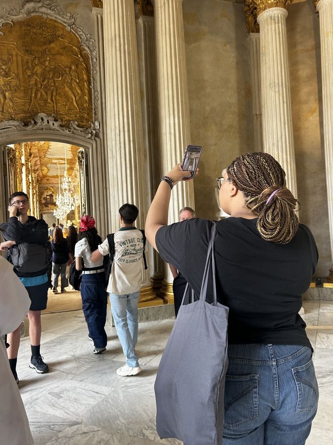Taking photos in Sanssouci