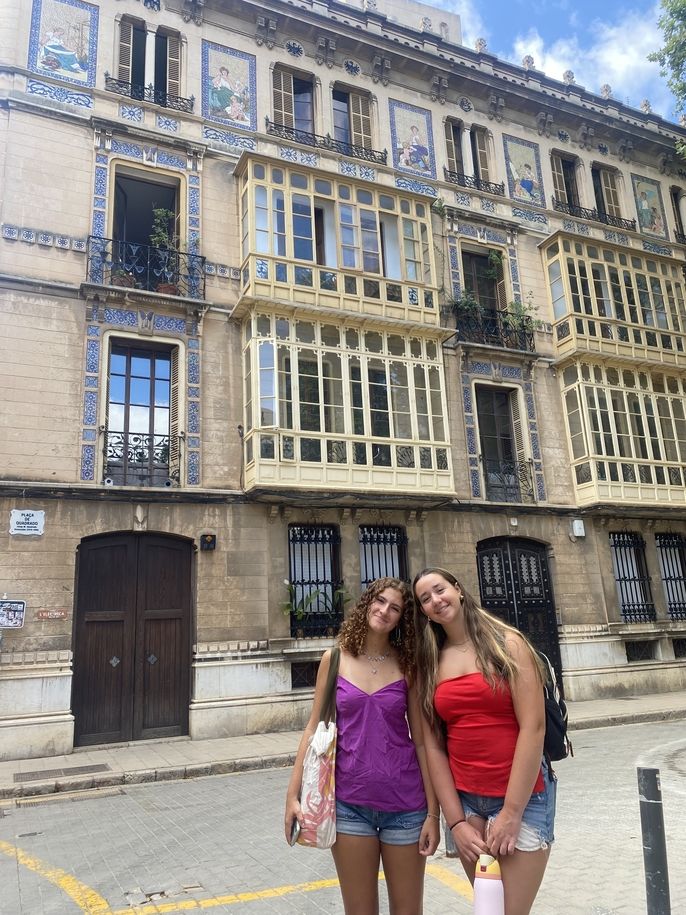 LC students in Palma city center
