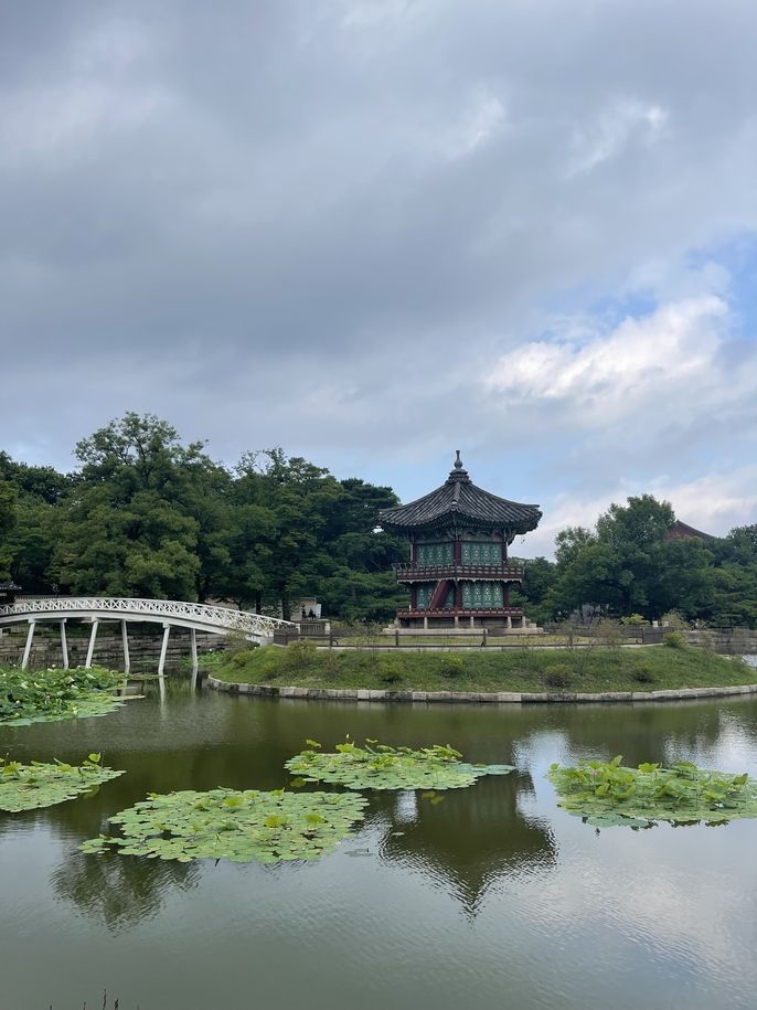 View at Gyeongbokgung Palace