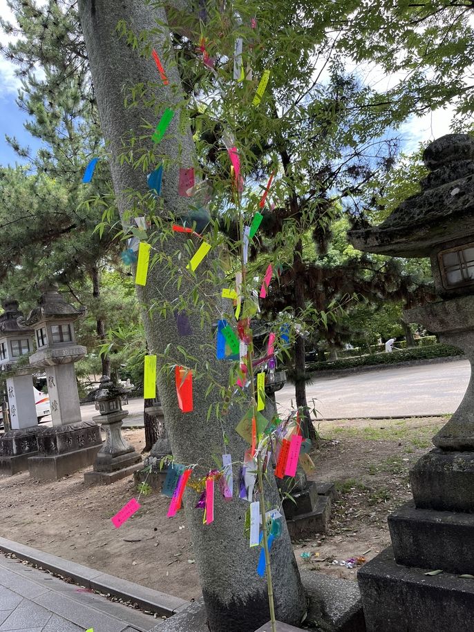 Tanabata decorations