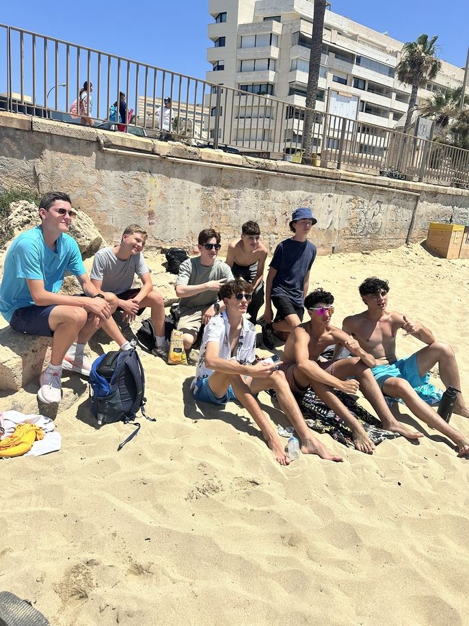 The boys at the beach 