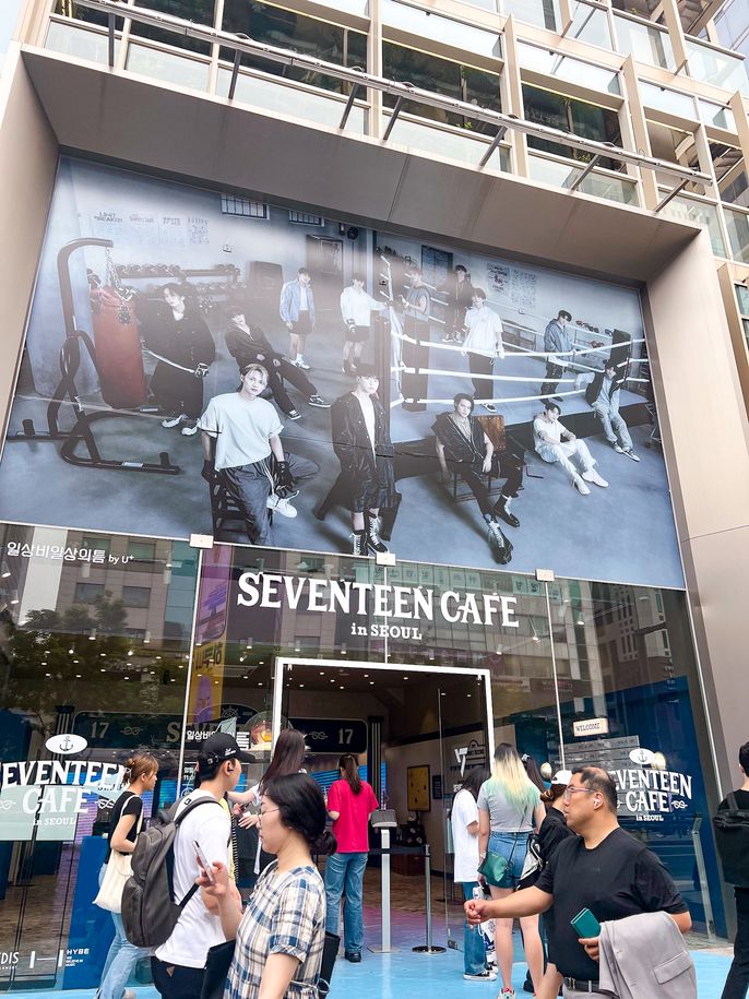 Seventeen Cafe in Seoul 2023 