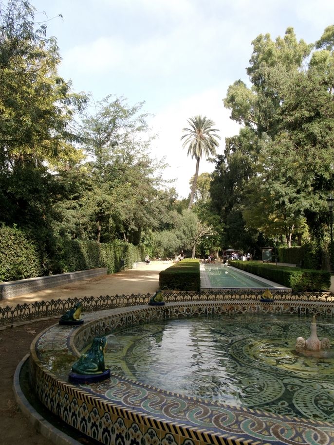 seville abroad fountain park