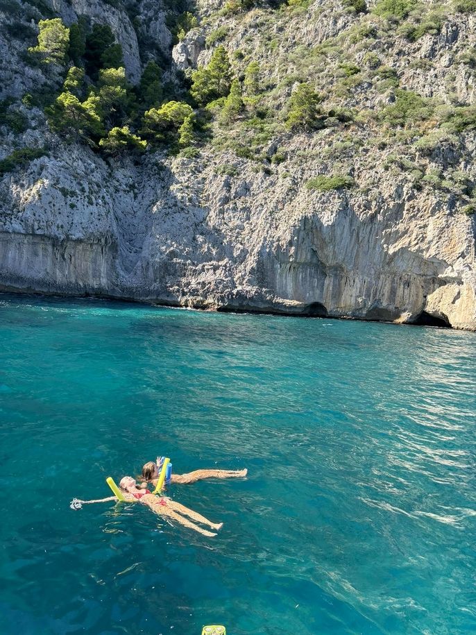 students swimming abroad ocean madrid spain