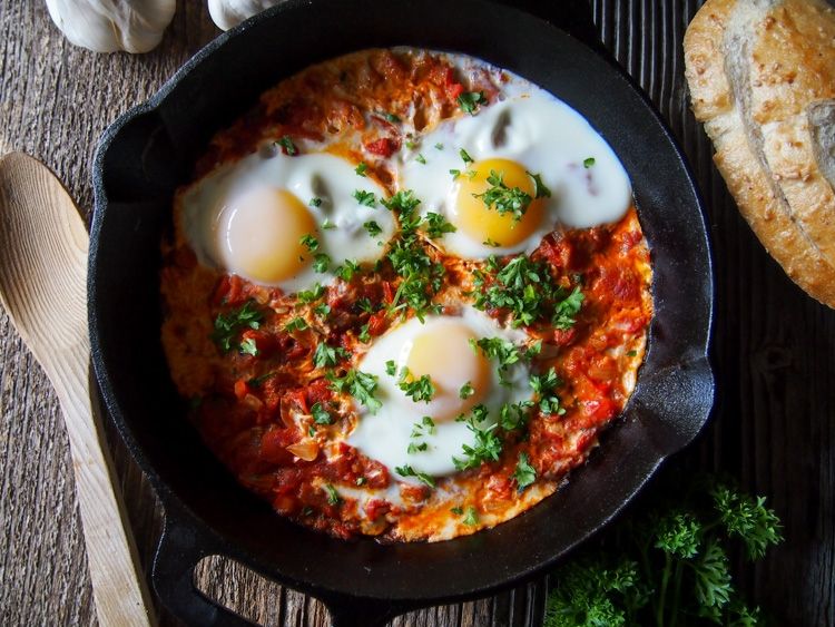 Shakshuka+Eggs+in+Tomato+Sauce