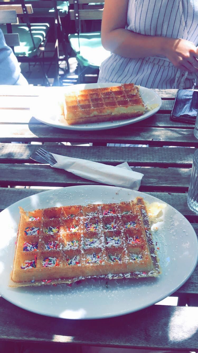 A waffle I ate in Kensington Market