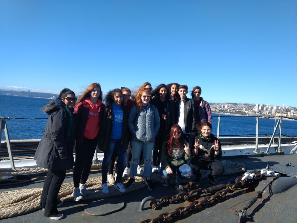 Photo for blog post Aboard a Chilean Naval Ship!