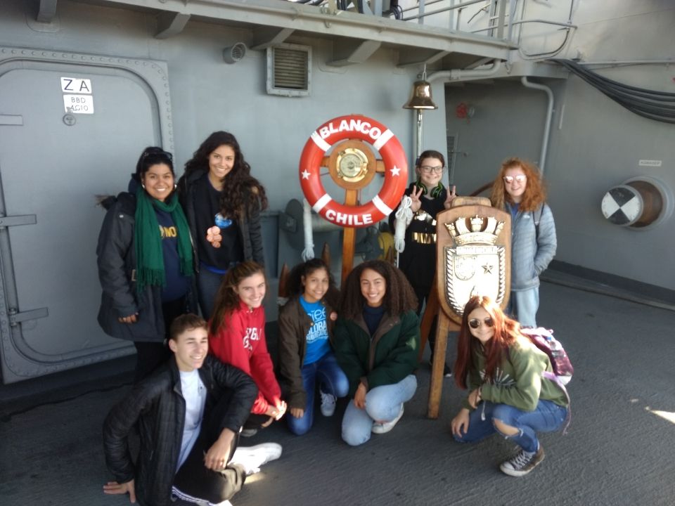 Photo for blog post Aboard a Chilean Naval Ship!