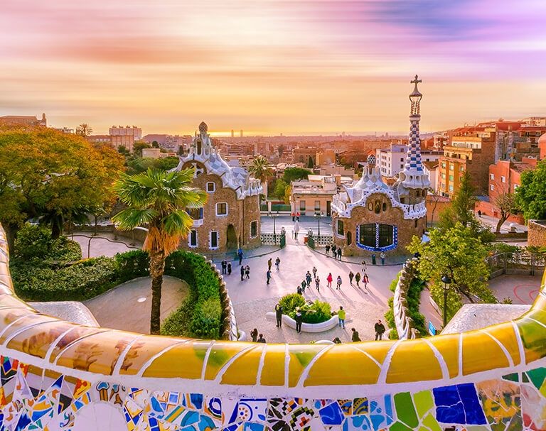 barcelona city overlook