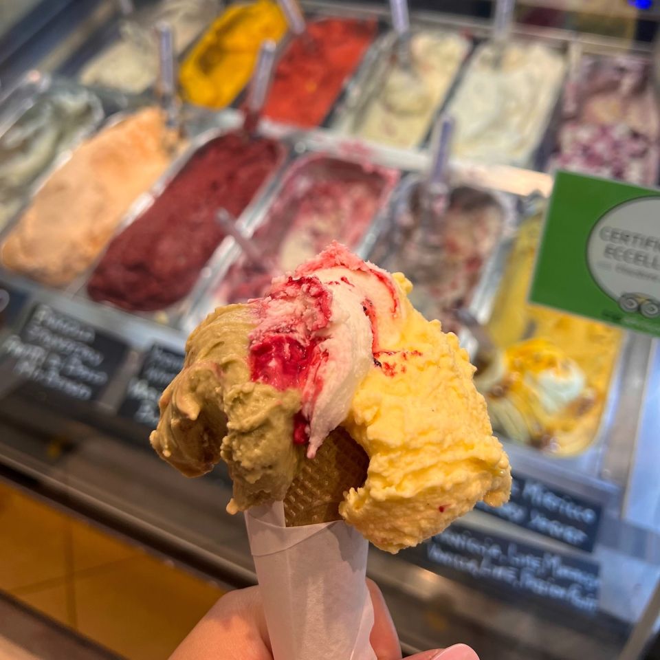 gelato cone prati italy