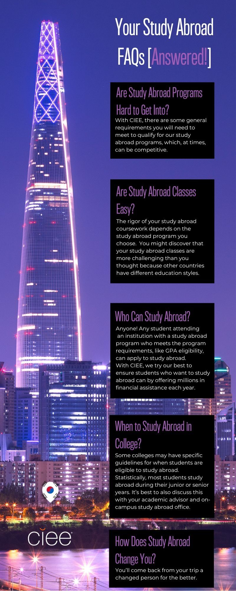 study abroad FAQs answered