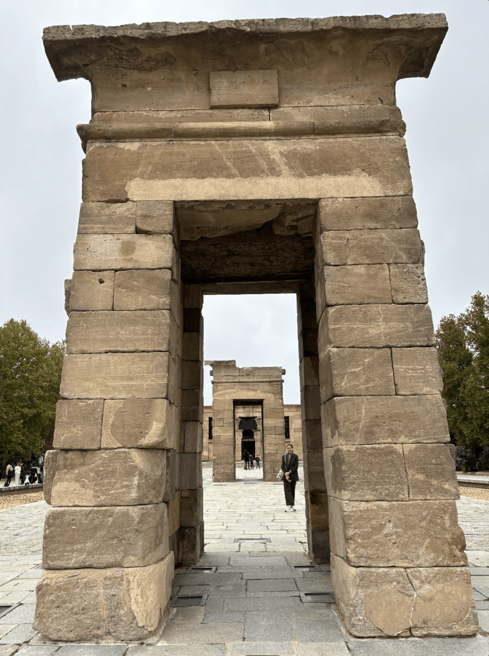 A view of the Templo de Debod