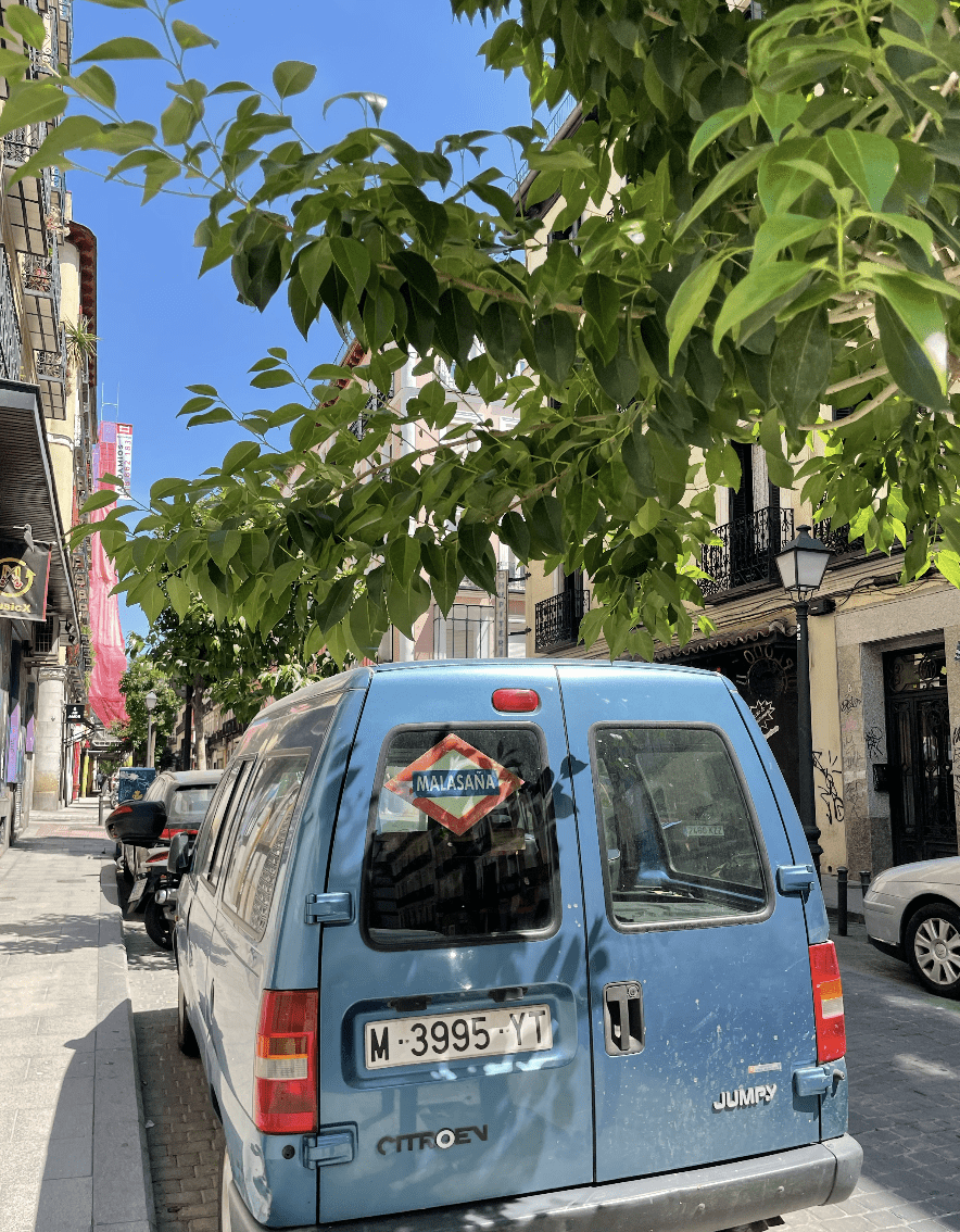 Malasaña on a sunny day