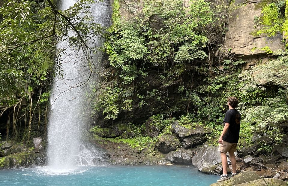 costa rica rainforest waterfall